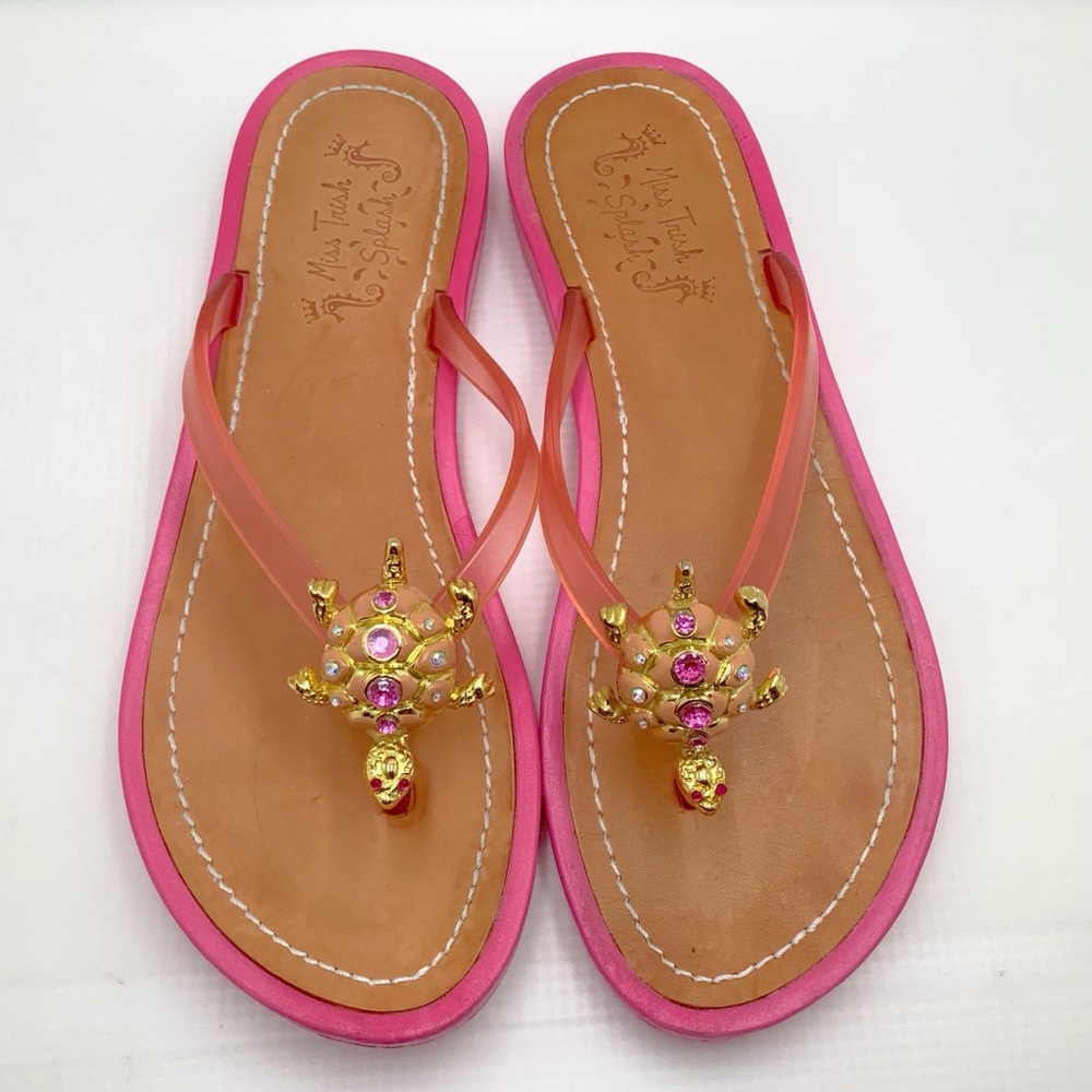 {Miss Trish} Splash Turtle Sandals